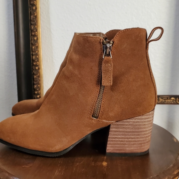 BLONDO Siena Waterproof Booties 7.5 cognac boots - Picture 4 of 5